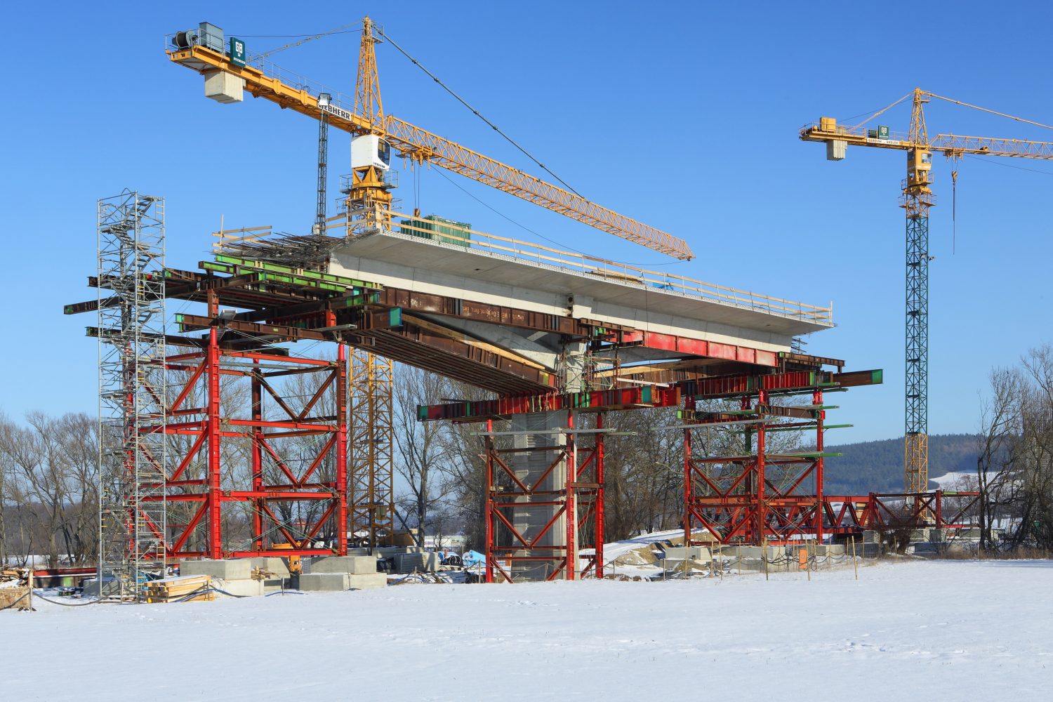 Ilmtalbrücke Stütze