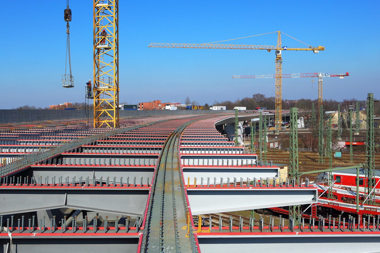 Langenfeldebrücke von oben