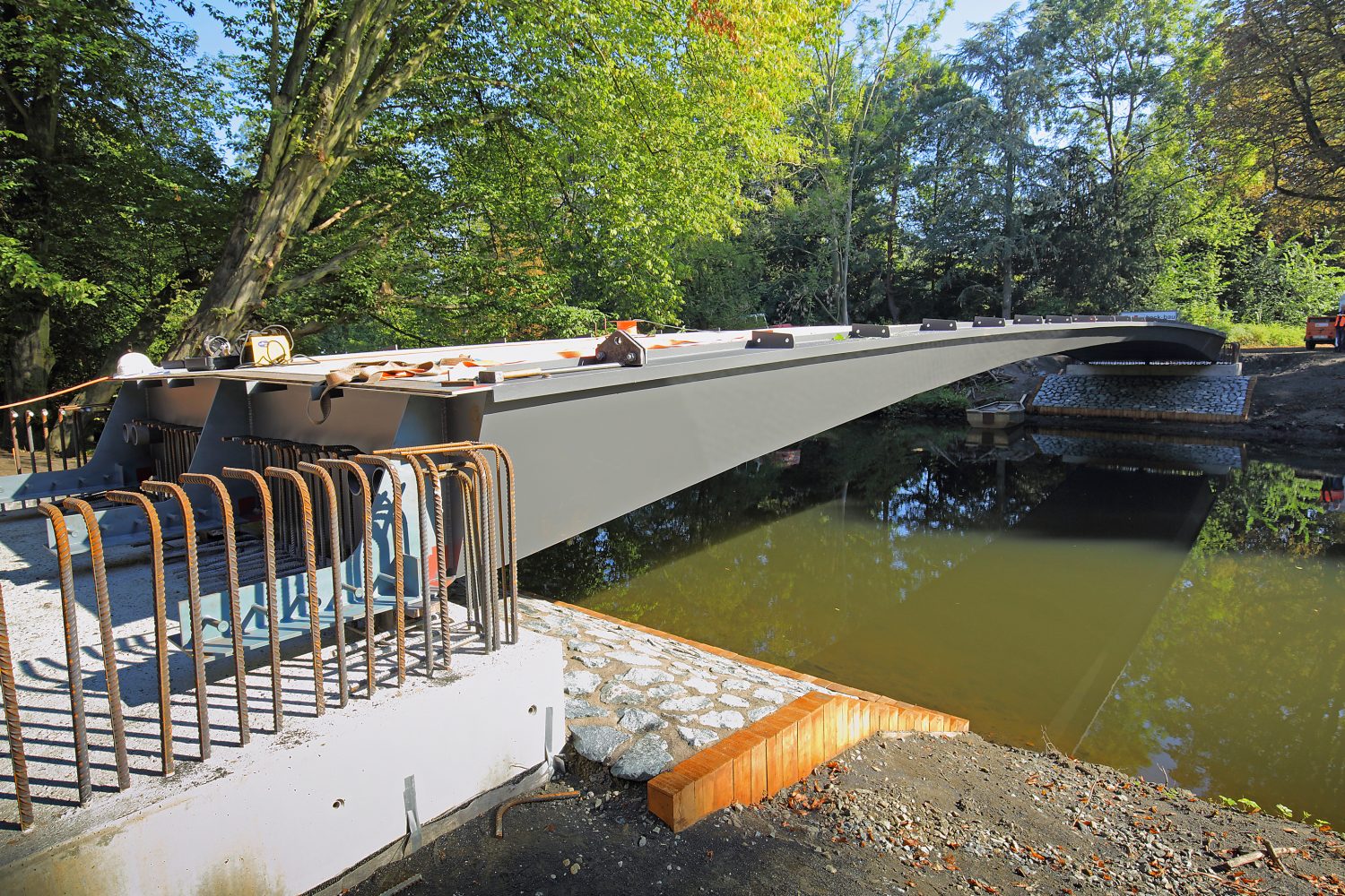 Hennebergbrücke Baustelle