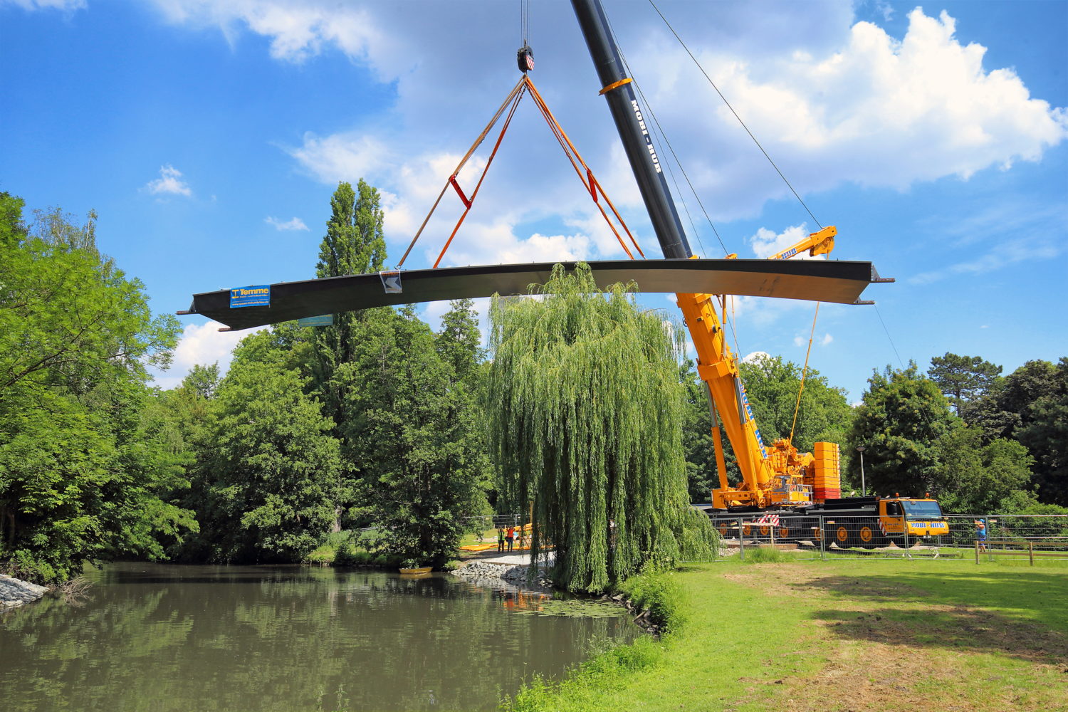 Transport der Hohewortbrücke