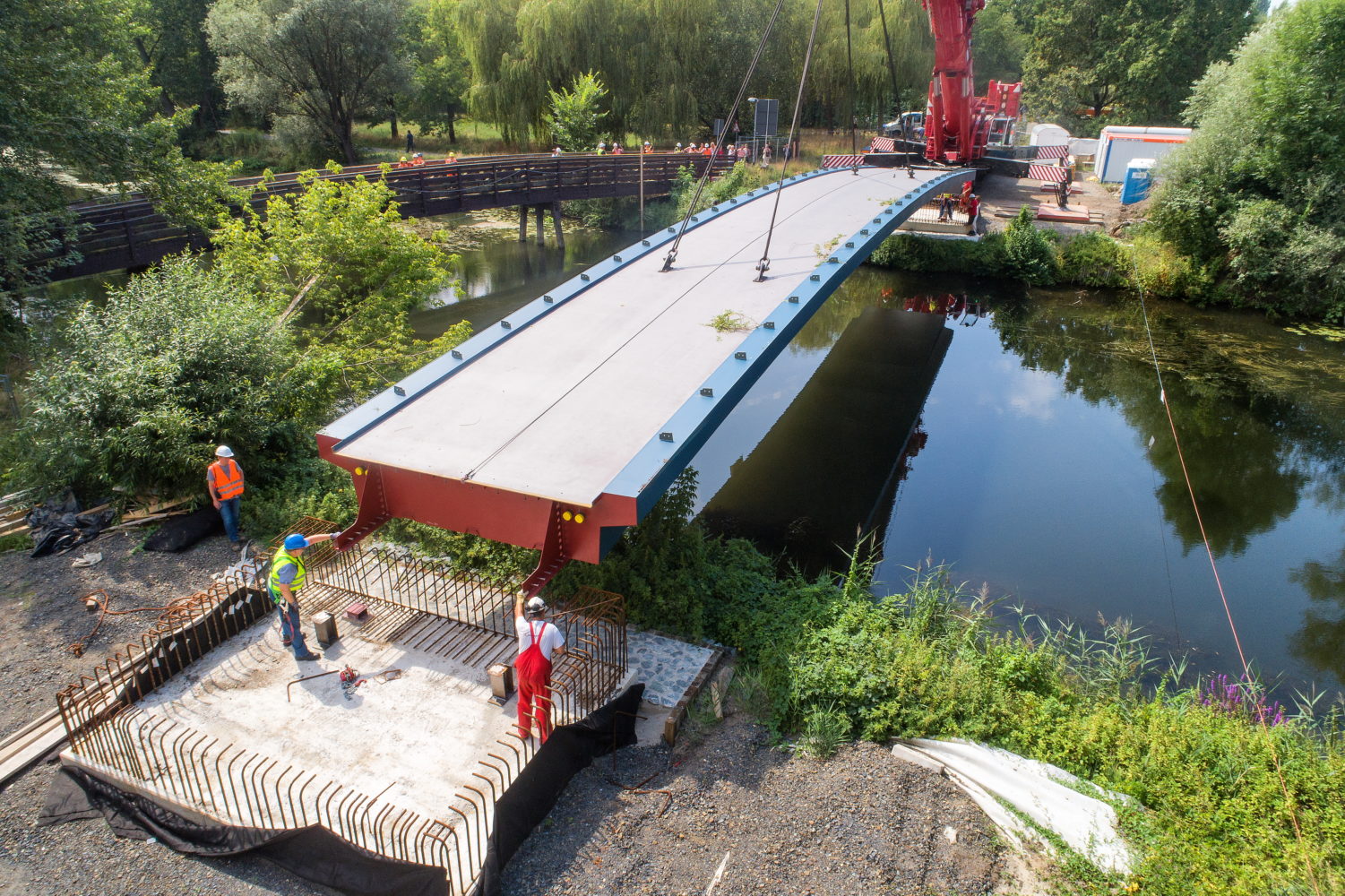 Birkenbrücke von oben