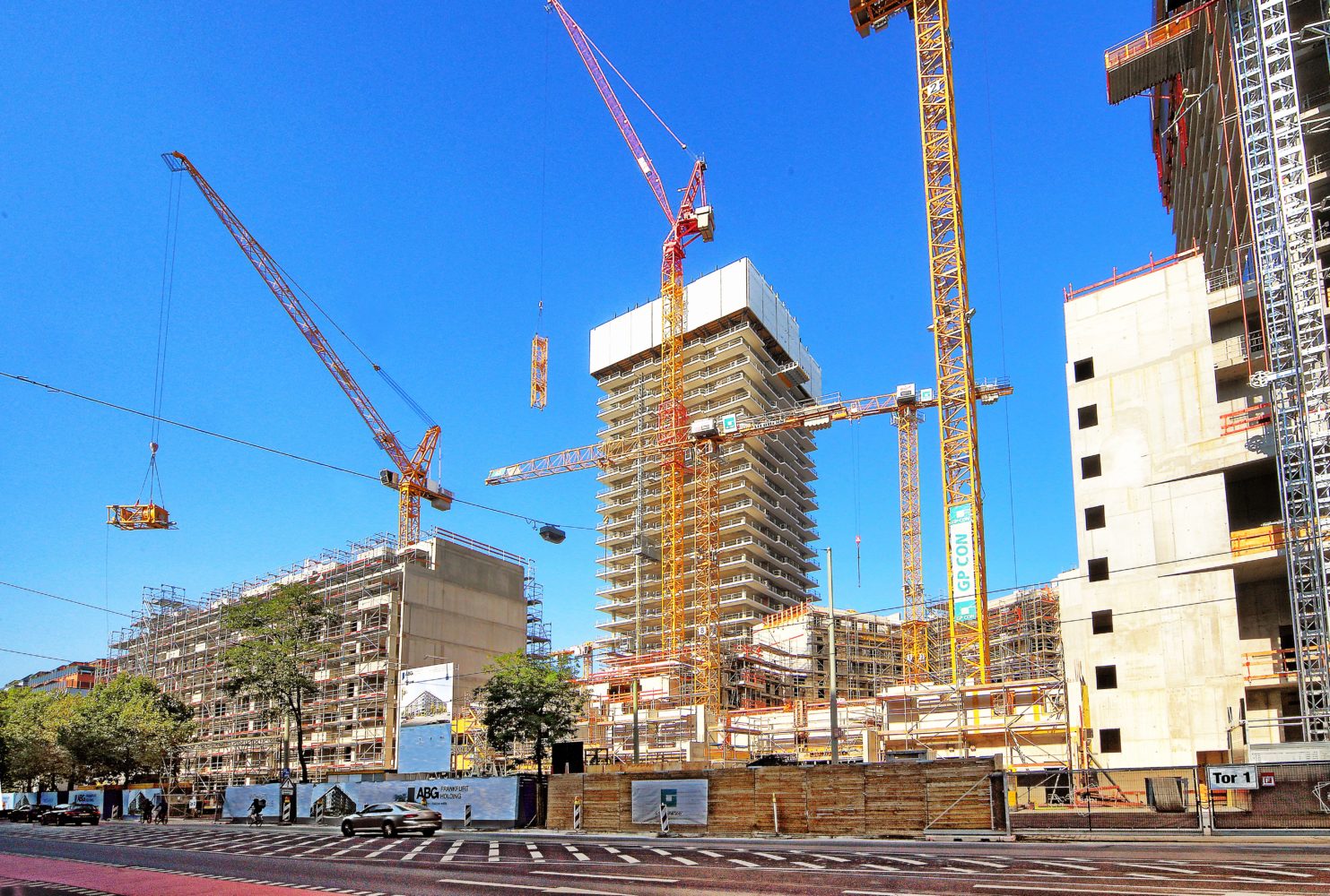 Eden Tower Frankfurt Baustelle